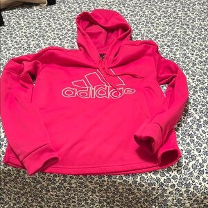Adidas pink hoodie